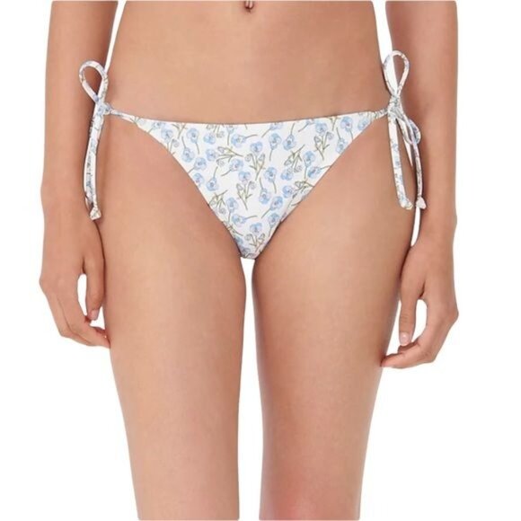 J. Crew Scoopneck String Bikini, Liberty Ros Floral NWT - Picture 5 of 9